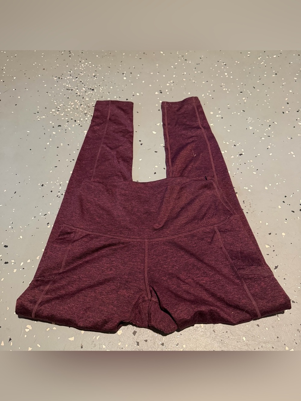 Aerie Burgundy Workout Leggings